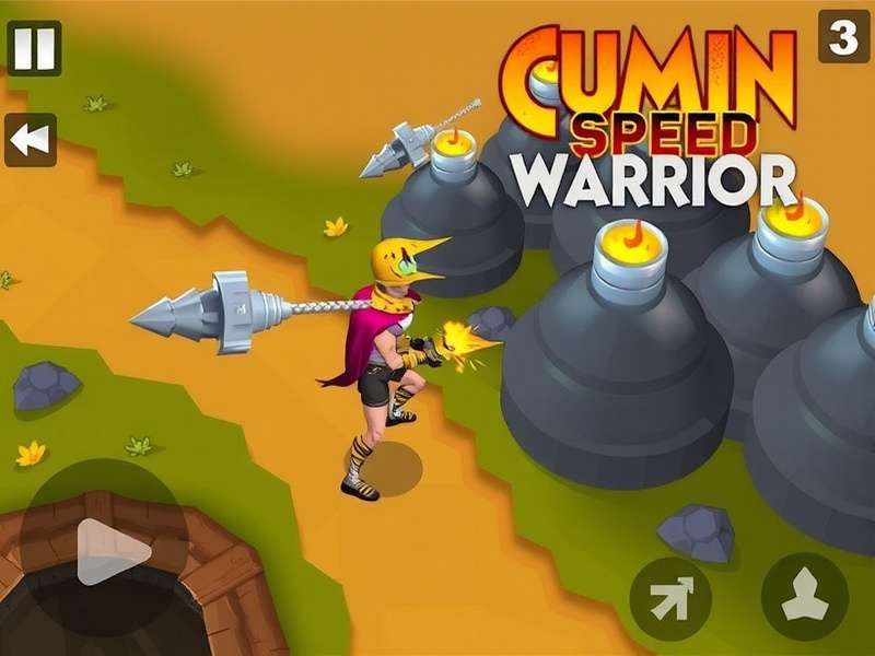 Cumin Speed Warrior in Action Cumin Speed Warrior Gameplay Screenshot